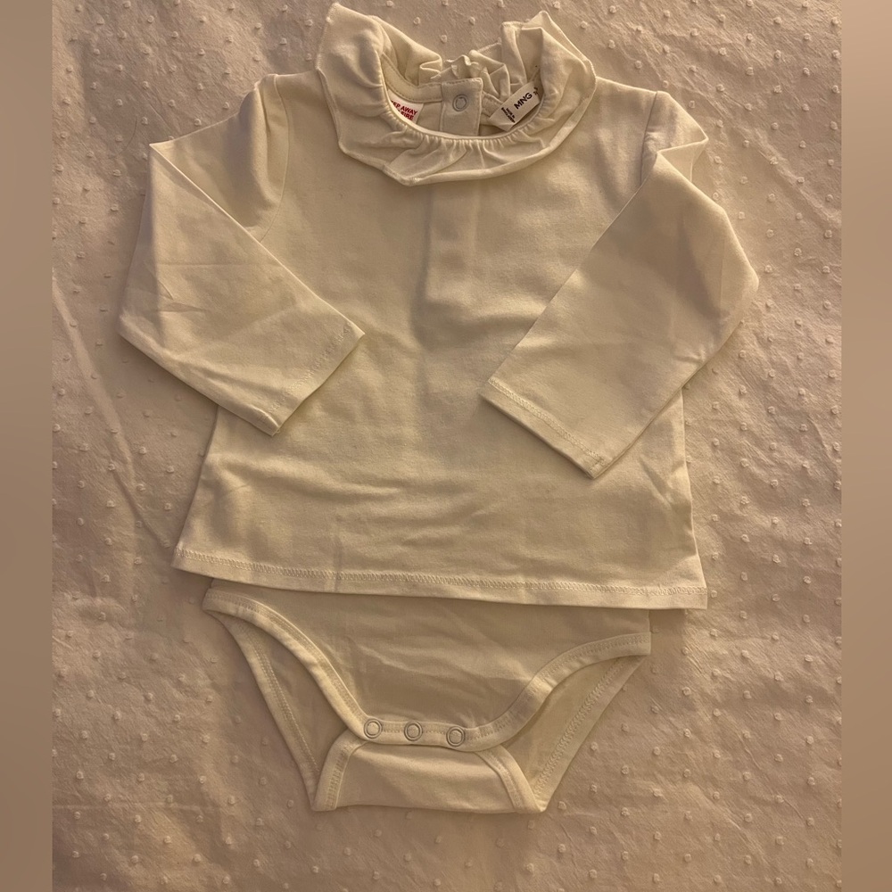 Mango Cream Baby Bodysuit